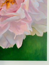 Load image into Gallery viewer, Eļļas glezna uz koka rāmja peonijas 100x100cm māklsiniece Ilze Ērgle-Vanaga