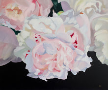 Load image into Gallery viewer, Eļļas glezna uz koka rāmja peonijas 100x120cm