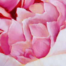 Load image into Gallery viewer, Eļļas glezna uz koka rāmja peonija