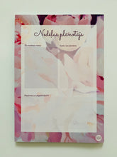 Load image into Gallery viewer, NEDĒĻAS PLĀNOTĀJS | PEONIJAS - māksliniece Ilze Ērgle-Vanaga