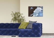 Load image into Gallery viewer, DREAMER Modern artwork Cloudscape set of 2 - original oil painting on canvas multi-panels