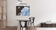 Load image into Gallery viewer, DREAMER Modern artwork Cloudscape set of 2 - original oil painting on canvas multi-panels