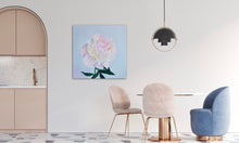 Load image into Gallery viewer, Lielformāta eļļas glezna uz audekla peonija māksliniece Ilze Ērgle-Vanaga