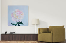 Load image into Gallery viewer, Lielformāta eļļas glezna uz audekla peonija māksliniece Ilze Ērgle-Vanaga