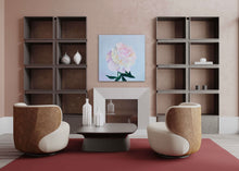 Load image into Gallery viewer, Lielformāta eļļas glezna uz audekla peonija māksliniece Ilze Ērgle-Vanaga