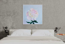 Load image into Gallery viewer, Lielformāta eļļas glezna uz audekla peonija māksliniece Ilze Ērgle-Vanaga