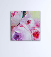 Load image into Gallery viewer, moderna interjera eļļas glezna ar ziediem peonijas