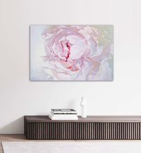 Load image into Gallery viewer, Lielformāta eļļas glezna uz audekla peonija māksliniece Ilze Ērgle-Vanaga