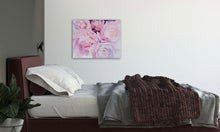 Load image into Gallery viewer, Eļļas glezna uz koka rāmja peonijas 100x80cm māklsiniece Ilze Ērgle-Vanaga