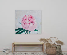 Load image into Gallery viewer, Eļļas glezna uz koka rāmja peonijas 100x90cm māklsiniece Ilze Ērgle-Vanaga