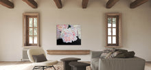 Load image into Gallery viewer, Eļļas glezna uz koka rāmja peonijas 100x120cm