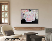 Load image into Gallery viewer, Eļļas glezna uz koka rāmja peonijas 100x120cm