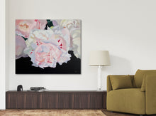 Load image into Gallery viewer, PEONIES XXIII original oil painting on canvas size 47"x39"