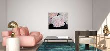 Load image into Gallery viewer, Eļļas glezna uz koka rāmja peonijas 100x120cm