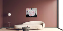 Load image into Gallery viewer, Eļļas glezna uz koka rāmja peonijas 100x120cm