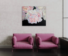 Load image into Gallery viewer, PEONIES XXIII original oil painting on canvas size 47"x39"