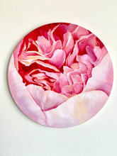 Load image into Gallery viewer, Eļļas glezna uz koka rāmja peonija