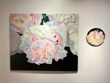 Load image into Gallery viewer, Eļļas glezna uz koka rāmja peonijas 100x120cm