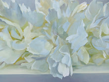 Load image into Gallery viewer, Eļļas glezna uz koka rāmja peonijas 100x50cm māklsiniece Ilze Ērgle-Vanaga