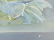 Load image into Gallery viewer, Eļļas glezna uz koka rāmja peonijas 100x50cm māklsiniece Ilze Ērgle-Vanaga