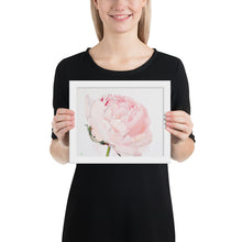 Load image into Gallery viewer, GLEZNU IZDRUKAS | PEONIJA XV | balts, melns rāmis | dažādi izmēri