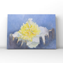 Load image into Gallery viewer, Eļļas glezna uz koka rāmja peonijas 90x60cm māklsiniece Ilze Ērgle-Vanaga