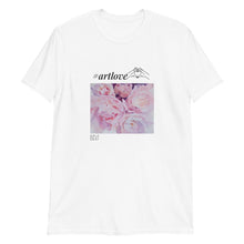 Load image into Gallery viewer, T-shirt pink peonies flowers