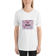 Load image into Gallery viewer, T-shirt pink peonies women