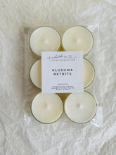 Load image into Gallery viewer, sojas vaska tējas sveces ar aromātu, rudens aromāti, mazas dāvanas, aromarizētas tējas sveces
