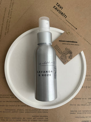 Izsmidzināmas mājas smaržas Lavanda un roze