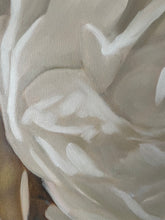 Load image into Gallery viewer, Eļļas  glezna ar baltām peonijam māksliniece Ilze Ērgle-Vanaga
