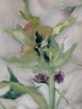 Pļavas ziedi elļas glezna