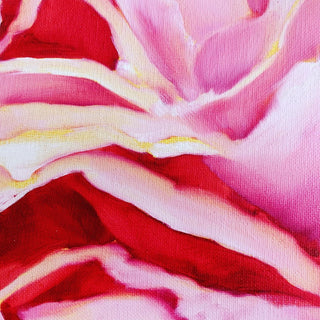 Eļļas glezna uz koka rāmja peonija