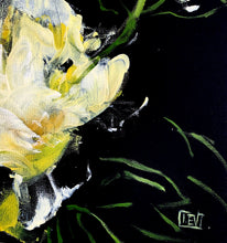 Load image into Gallery viewer, YELLOW PEONIES original oil painting on canvas set of 2 size 31x20&quot;
