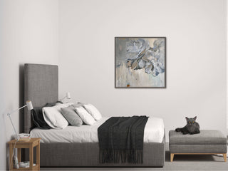 abstract peony painting