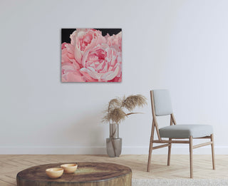 Eļļas glezna uz koka rāmja peonijas 80x70cm māklsiniece Ilze Ērgle-Vanaga