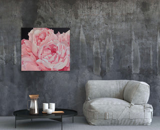 Eļļas glezna uz koka rāmja peonijas 80x70cm māklsiniece Ilze Ērgle-Vanaga