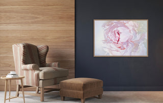 Lielformāta eļļas glezna uz audekla peonija māksliniece Ilze Ērgle-Vanaga