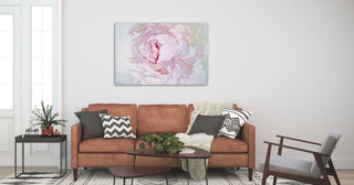 Lielformāta eļļas glezna uz audekla peonija māksliniece Ilze Ērgle-Vanaga