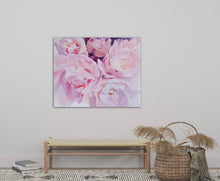 Load image into Gallery viewer, PEONIES BOUQUET original oil painting on canvas size 39&quot;x31&quot;
