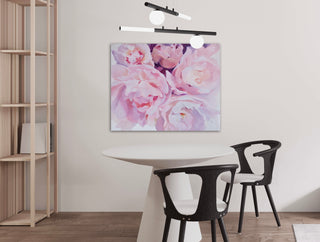 Eļļas glezna uz koka rāmja peonijas 100x80cm māklsiniece Ilze Ērgle-Vanaga