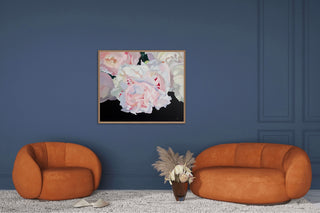 Eļļas glezna uz koka rāmja peonijas 100x120cm