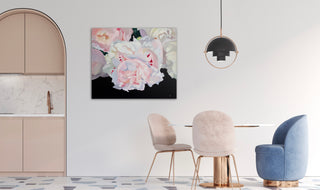 eļļas glezna lielformāta uz audekla ar ziediem Ilze Ērgle Vanaga