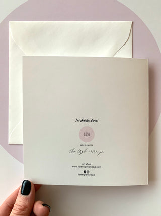 Apsveikuma kartiņas ar peonijām māksliniece Ilze Ērgle-Vanaga