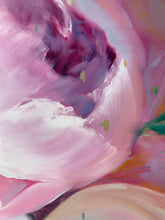 Load image into Gallery viewer, moderna interjera eļļas glezna ar ziediem peonijas
