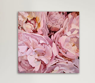 peony oil painting