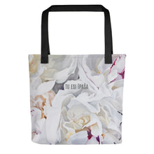Load image into Gallery viewer, White peonies tote bag
