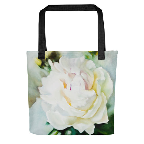 Peony tote bag