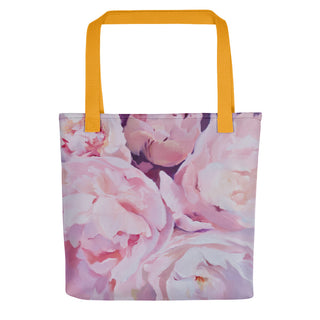peony tote bags