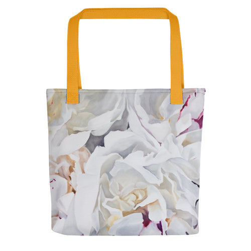 Peony tote bag